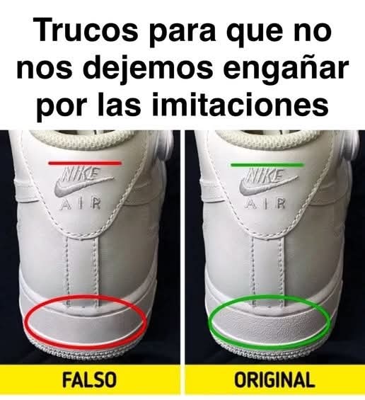 El detalle que revela si unos zapatos son auténticos o una copia