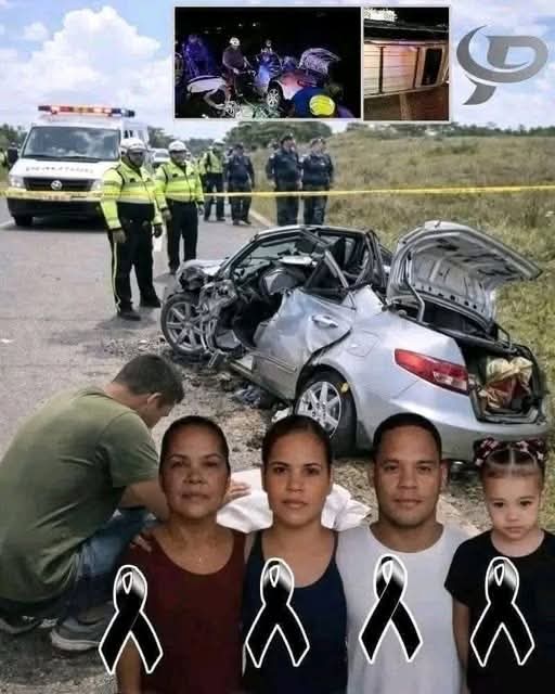 Paseo familiar termina en tragedia tras fuerte accidente de tránsito