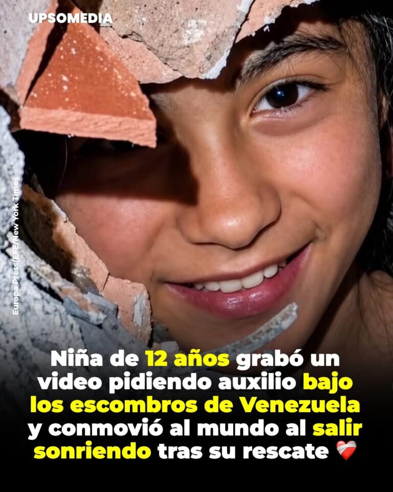 Niña de 12 años grabó un video pidiendo auxilio bajo los escombros de Venezuela y conmovió al mundo al salir sonriendo tras su rescate