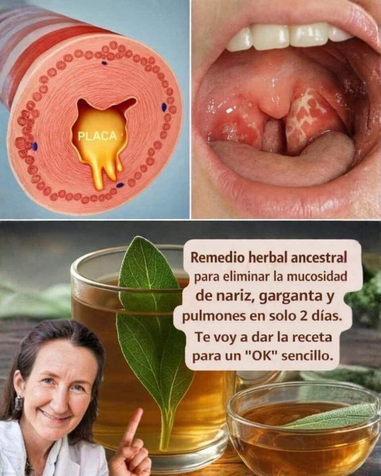 Remedio herbal ancestral para eliminar la mucosidad de la nariz, la garganta y los pulmones: lo que realmente puede ayudar