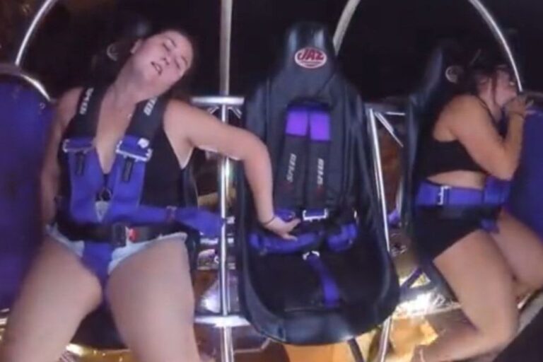Dos mujeres se desmayaron en una atracción Sling Shot: qué ocurrió realmente en el video viral