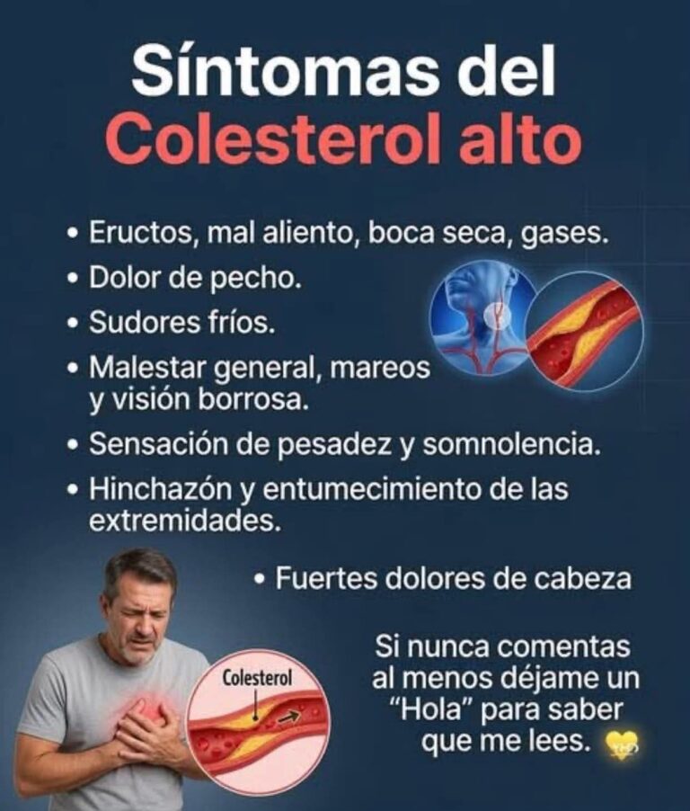 Síntomas que podrían estar relacionados con el colesterol alto y cuándo prestarles atención