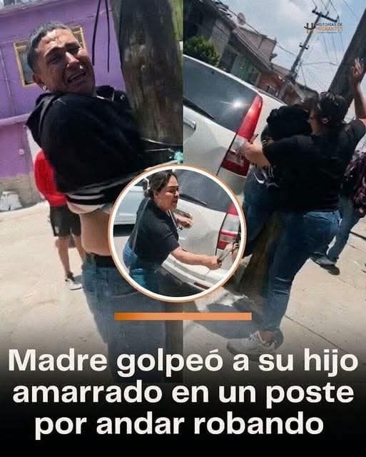 Madre amarró y golpeó a su hijo tras descubrir que presuntamente estaba robando