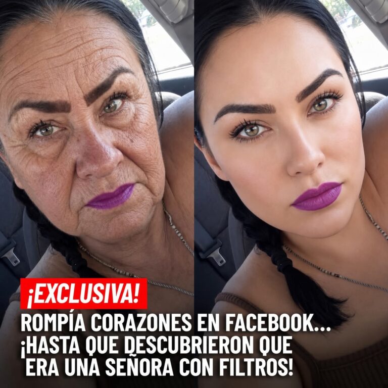 Mujer se vuelve viral tras mostrar cómo los filtros pueden cambiar por completo la apariencia en redes sociales