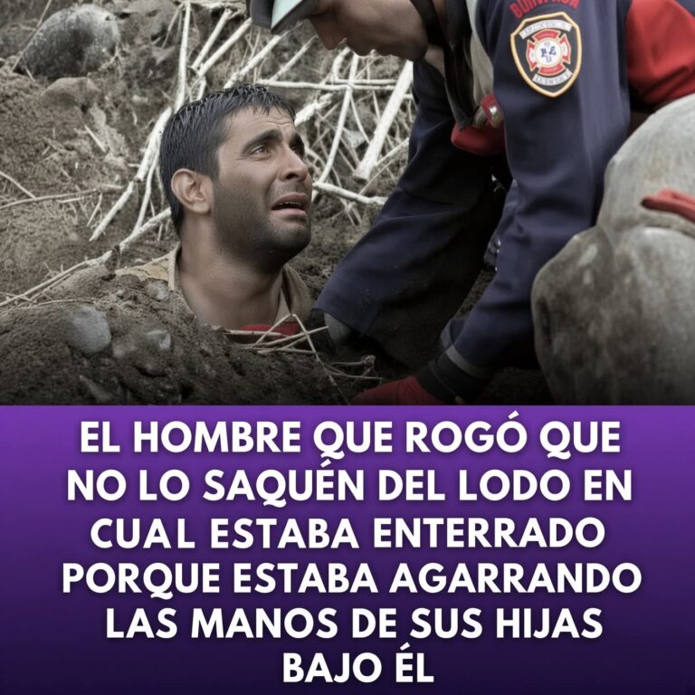 El hombre que rogó no ser sacado del lodo: “Mis hijas están debajo, no me suelten