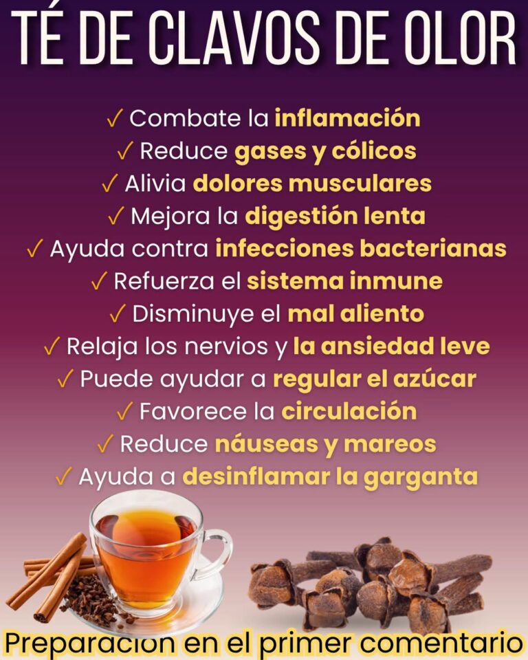 Té de Clavo de Olor: Beneficios y Cómo Prepararlo