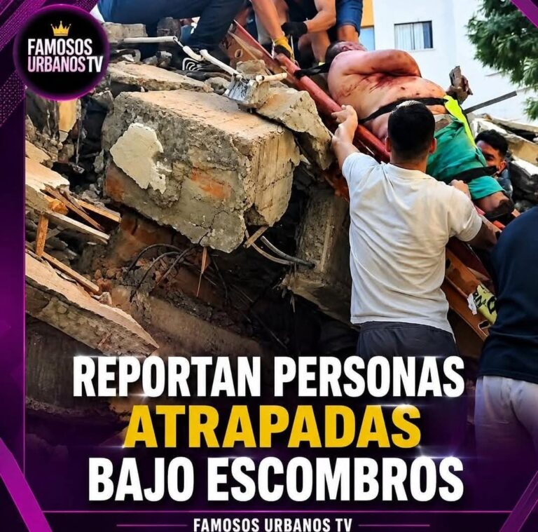 Así quedó hombre rescatado entre los escombros tras devastador terremoto: imágenes estremecen las redes