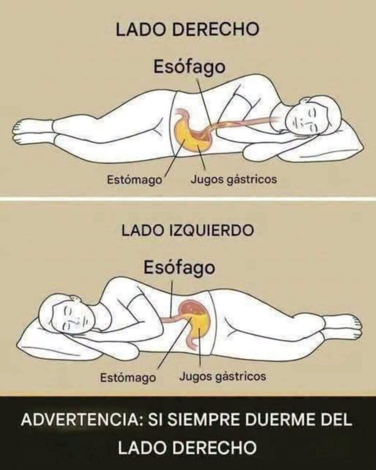 NUNCA duermas del lado derecho