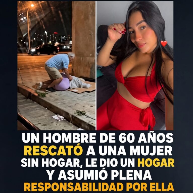 Un hombre de 60 años rescató a una mujer sin hogar, le dio un hogar y cambió su destino para siempre