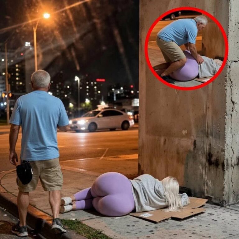 Acto de Bondad en la Noche: Un Encuentro que Desafía la Indiferencia Urbana