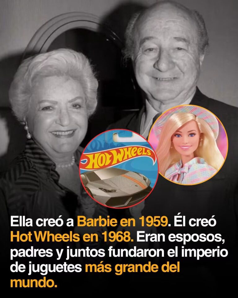 ELLA CREÓ A BARBIE EN 1959. ÉL CREÓ HOT WHEELS EN 1968. ERAN ESPOSOS