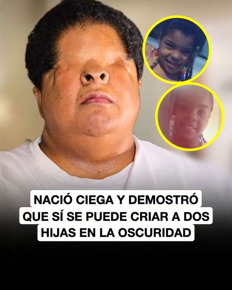 NACIÓ CIEGA Y DEMOSTRÓ QUE SÍ SE PUEDE CRIAR A DOS HIJAS EN LA OSCURIDAD