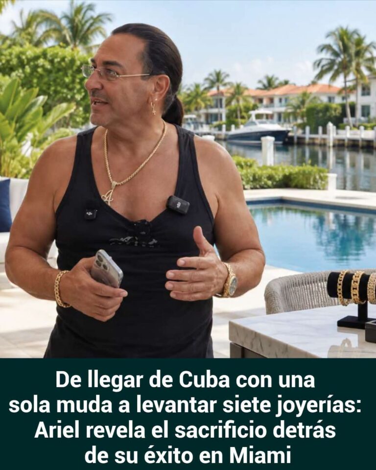 De llegar de Cuba con una sola muda a levantar siete joyerías: Ariel revela el sacrificio detrás de su éxito en Miami